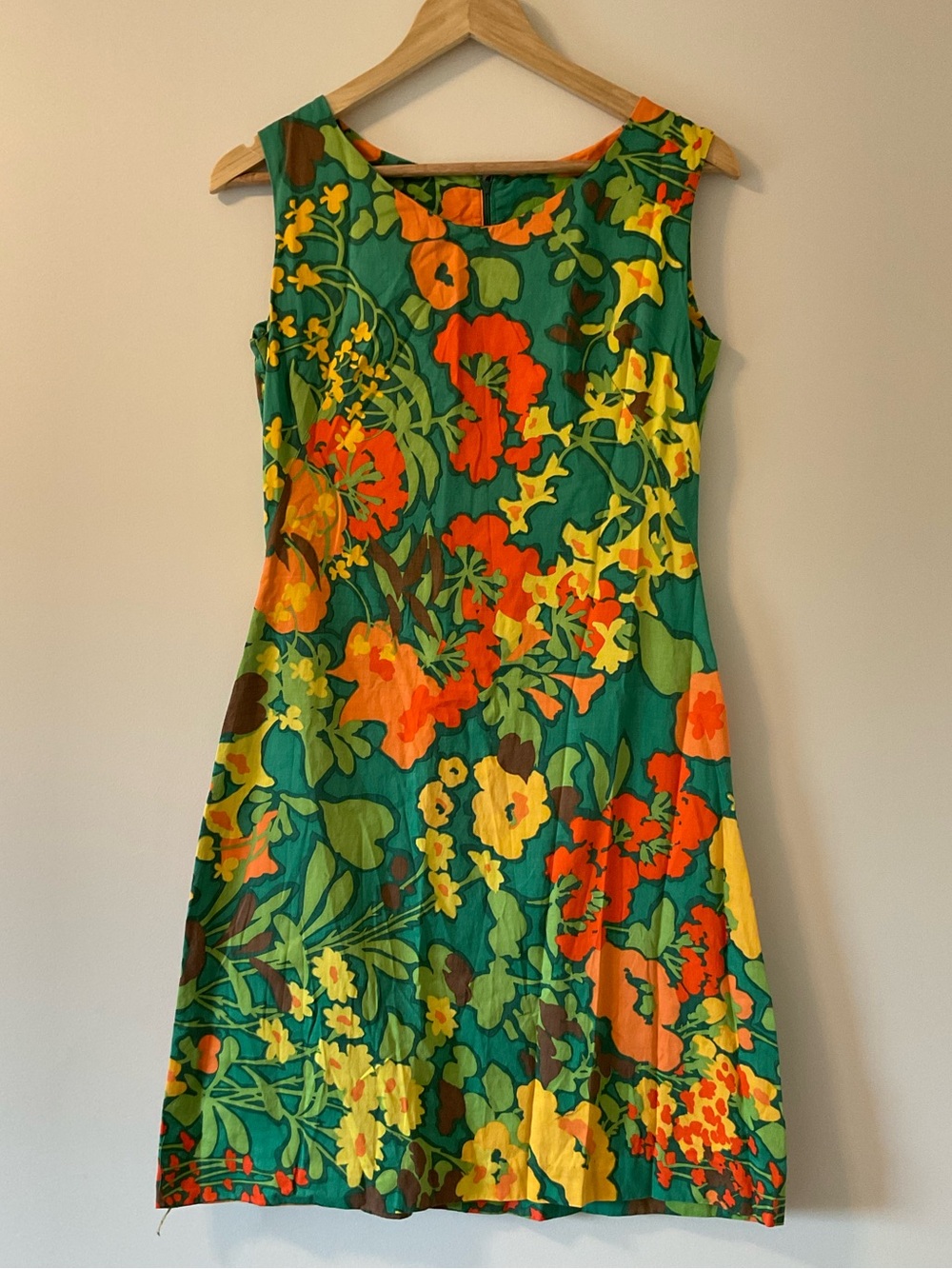 Vintage handmade floral shift dress